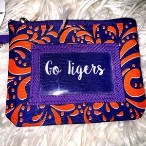 Clemson Wristlet - small and convenient- new